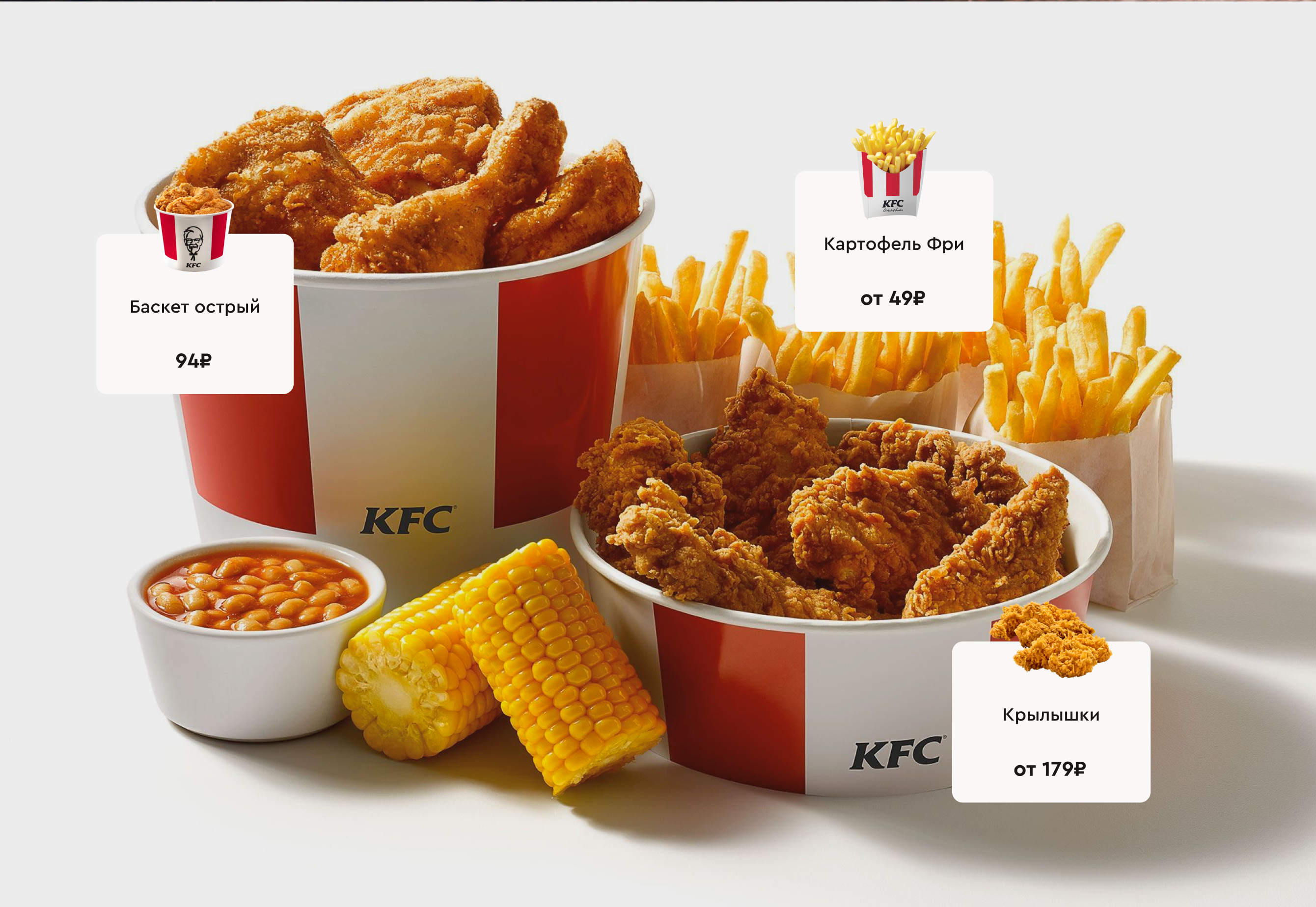 Разработка и развитие сайта KFC